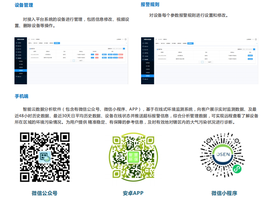 智慧水質監測系統云平臺