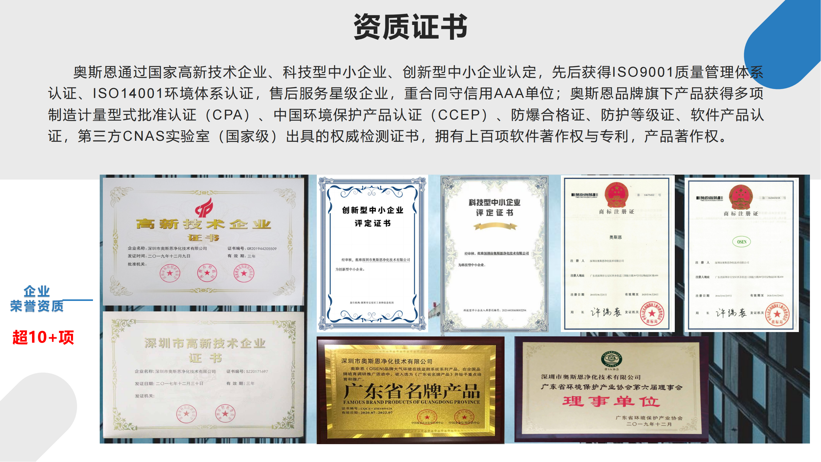 榮譽資質