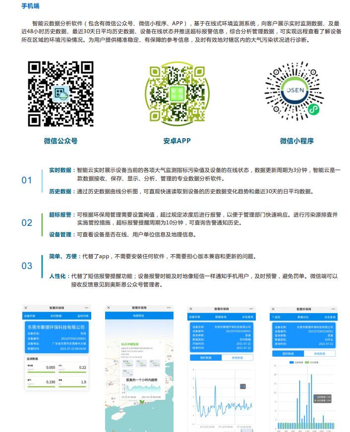 惡臭污染在線管控軟件云平臺、環境監測系統管理云平臺科研成果與應用方案
